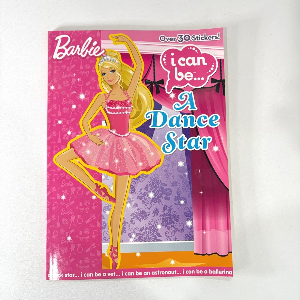 Barbie I Can Be A Dance Star Coloring Activity Book with Over 30 Stickers Golden